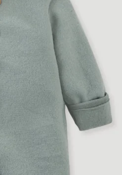 hessnatur Wollwalk Overall aus reiner Bio-Merinowolle von mattgrün Discount