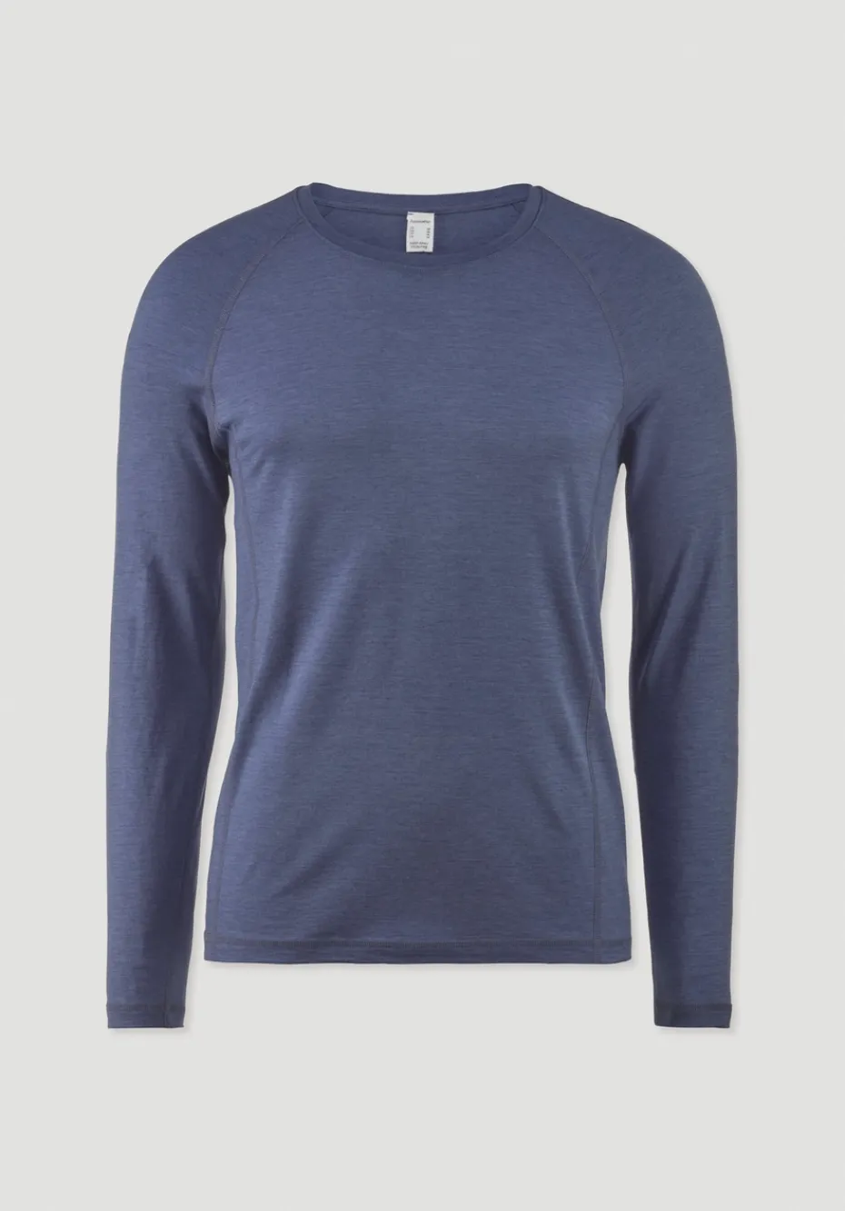 hessnatur Wool-Silk Longsleeve aus Bio-Merinowolle mit Seide von indigo blau Hot